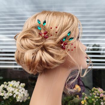 Christmas Hair Pin Set Of Two, 2 of 11