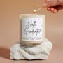 Hello Graduate Candle Gift For 2025 Graduation, thumbnail 1 of 6