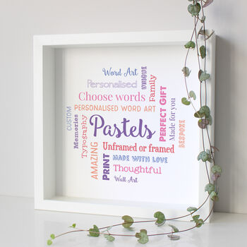 Personalised 18th Birthday Word Art Gift For Him, 5 of 9