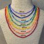 Beaded Clasp Charm Necklace, thumbnail 2 of 11