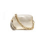 Gold Leather Crossbody Bag And Gold Chain Strap, thumbnail 1 of 8
