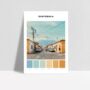 Antigua Volcano, Guatemala, Colour Palette Print, thumbnail 2 of 3
