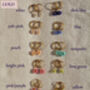 Daisy Beaded Earrings On Gold Plated Hoops, thumbnail 4 of 6