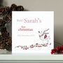 Personalised Baby's First Christmas Card, thumbnail 1 of 3