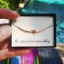 Plated Rose Gold / Silver Friendship Knot Bracelet, thumbnail 1 of 8