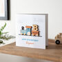 Wooden Train Personalised Birthday Card, thumbnail 1 of 1