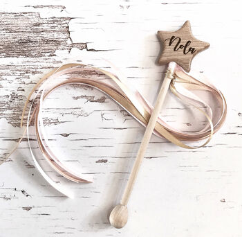 Personalised Small Flower Girl Wand, 3 of 4