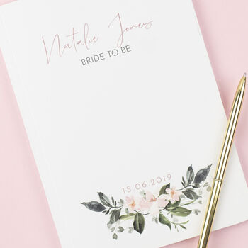 Bride To Be Personalised Notebook, 2 of 3