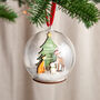 Woodland Animals Baby Details Bauble, thumbnail 2 of 7