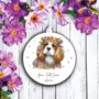 Personalised King Charles Spaniel Hippie Decoration, thumbnail 2 of 2