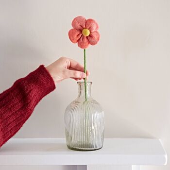 Pack Of Three Felt Handmade Flowers, 2 of 4