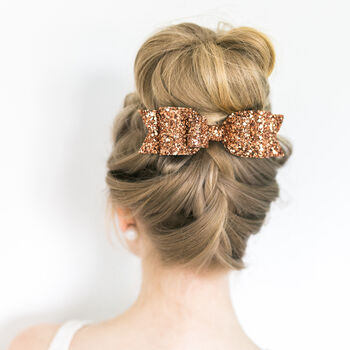 Oversized Glitter Hair Bow 14 Colours To Choose, 10 of 12