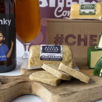 Comedy Craft Beer And Artisan Cheese Gift Hamper, 6 of 7
