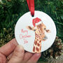 Giraffe Christmas Tree Decoration, thumbnail 8 of 8