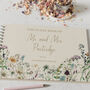 Personalised Wildflowers Wedding Guest Book, thumbnail 1 of 10