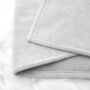 Personalised Sweet Pea Bunny Baby Towel Gift Set, thumbnail 6 of 7