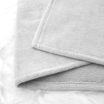 Personalised Sweet Pea Bunny Baby Towel Gift Set, 6 of 7