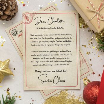 Personalised Santa’s Nice List Certificate And Letter Set, 4 of 5
