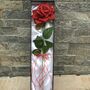 Valentines Flower Gift Artificial Silk Boxed Red Rose, thumbnail 4 of 9