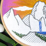 Sunlit Mountain Embroidery Kit, thumbnail 3 of 8