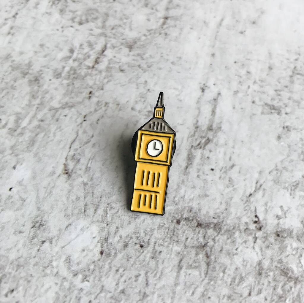 Big Ben Enamel Pin By Annie Montgomery Design