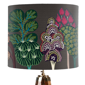 Serene Forest Greens Lampshade, 10 of 11