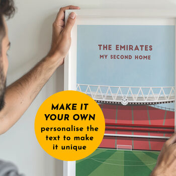 Highbury Stadium Arsenal Football Art Print Gift, 2 of 8