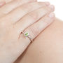 'Rose Root' Cast Silver Single Gemstone Ring, thumbnail 12 of 12