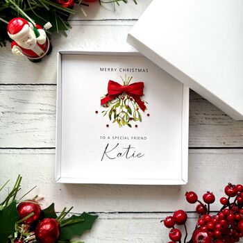 Special Friend Personalised Christmas Card, 5 of 6