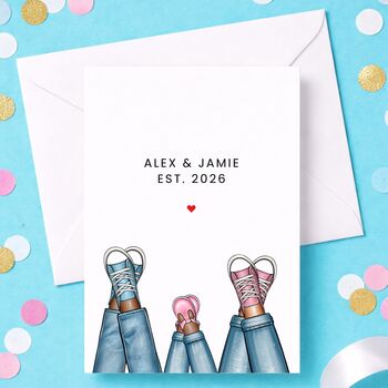 Personalised Card Family Names And Established Year, 3 of 7