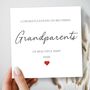 New Grandparents Card, Congratulations On New Grandson Or Granddaughter, thumbnail 1 of 2