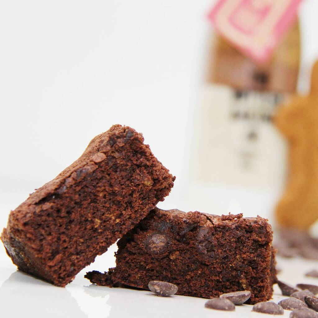 Two Chocolate Brownie Baking Mixes In A Bottle By The Bottled Baking Co