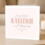 Best Friend On Wedding Day Personalised Card, Gift For Bride, thumbnail 1 of 8