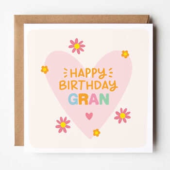 Happy Birthday Card For Grandma/Gran/Granny/Nanna/Nanny/Nan, 4 of 6