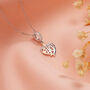 40th Birthday Necklace – Silver Heart Pendant, Love You Forever, thumbnail 3 of 5
