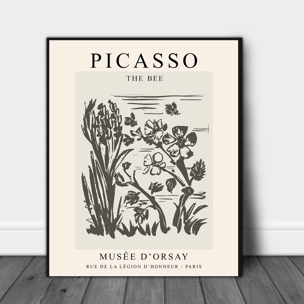 Picasso Bee Exhibition Print, 1 of 3