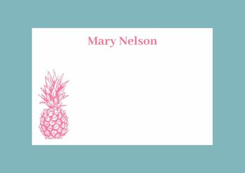 Personalised Pineapple Notecards, 4 of 4