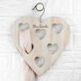 Personalised Wooden Heart Scarf Holder, thumbnail 3 of 6