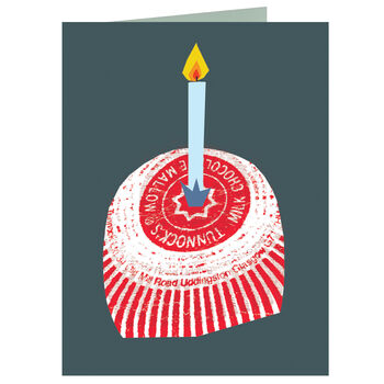 Mini Tunnocks Teacake Card, 3 of 4