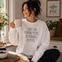 Funny Introvert Slogan Sweatshirt, thumbnail 1 of 10