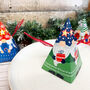 Festive Gonk Christmas Crackers Set Of Six, thumbnail 4 of 9