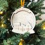 Christmas Snow Globe Tree Decoration, thumbnail 1 of 3