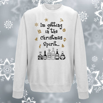 I'm Getting In The Christmas Spirit Sweatshirt, 3 of 6