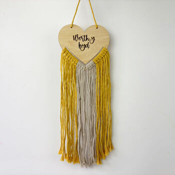 Werth Y Byd Macrame Wall Hanging, 6 of 7
