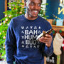 Bah Humbug Men's Anti Christmas Jumper Sweatshirt, thumbnail 3 of 9