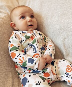 All That Jazz Zipped Sleepsuit, 3 of 3