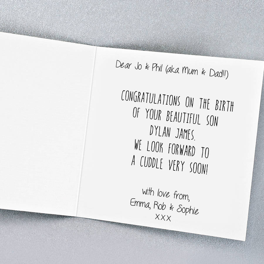 Optional Personalised Card Message