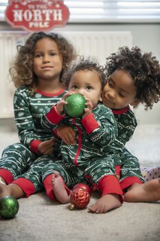 Christmas Pyjamas Family Matching Green, 11 of 11