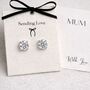 Mum Sterling Silver Stud Earrings Mother’s Day Gift, thumbnail 1 of 6