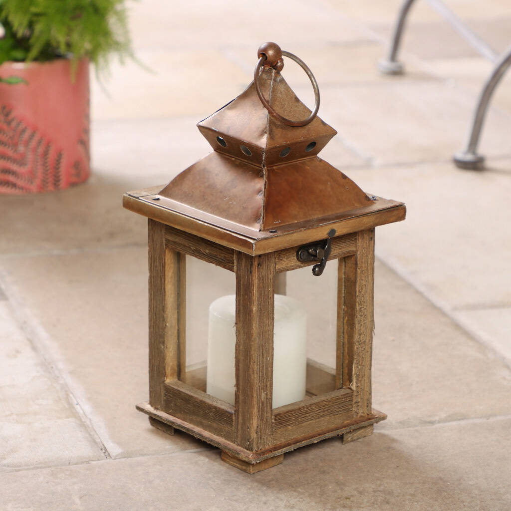 vintage moroccan garden candle lantern by dibor